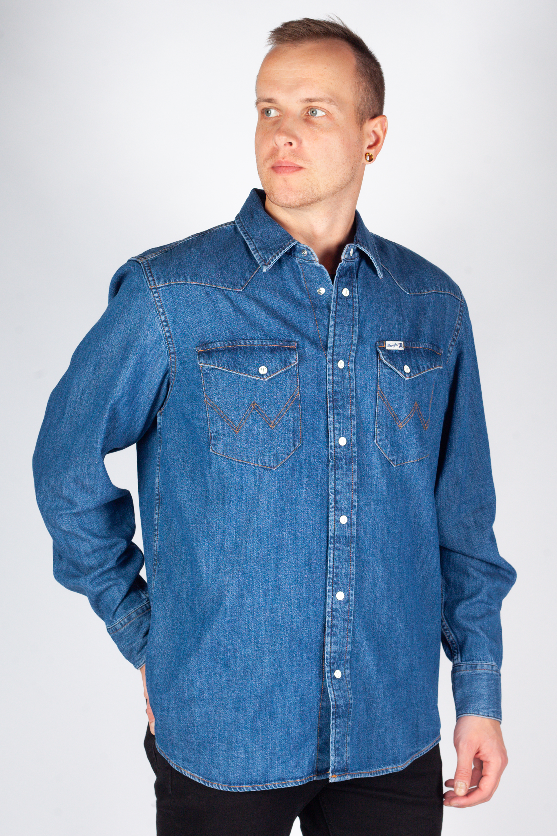 Jeanshemd WRANGLER 112357735