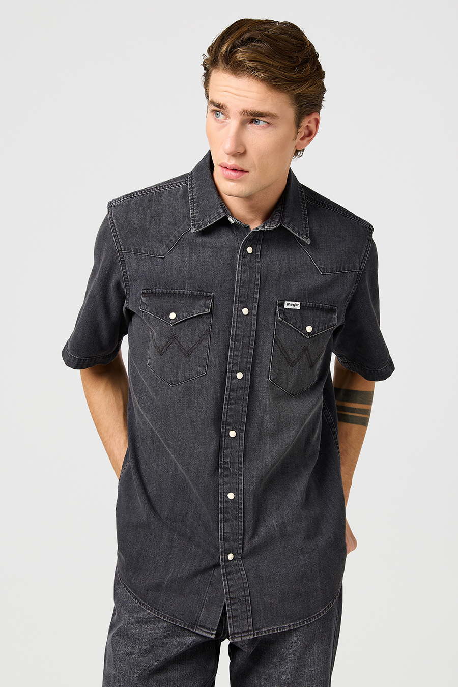 Jeanshemd WRANGLER 112362746