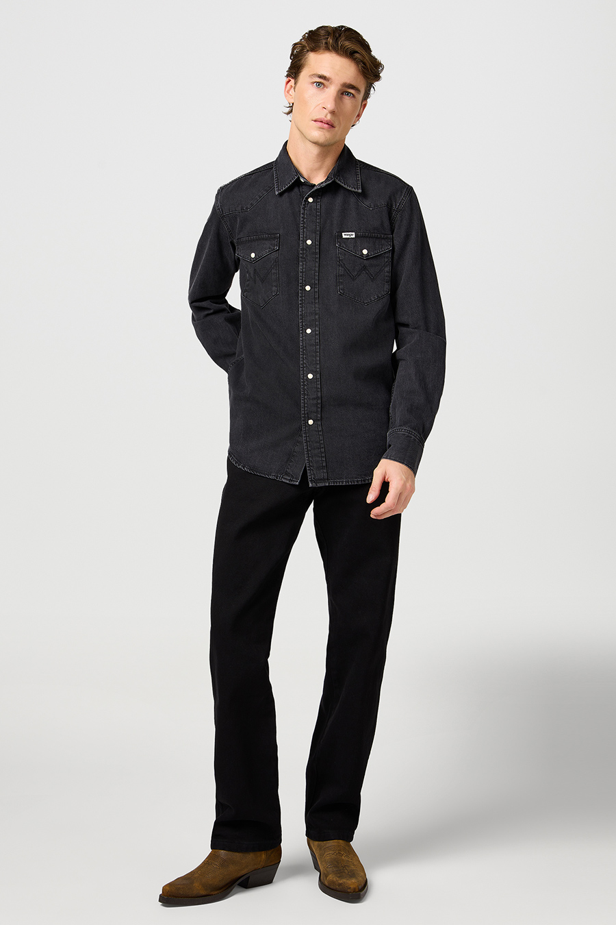 Jeanshemd WRANGLER 112362906