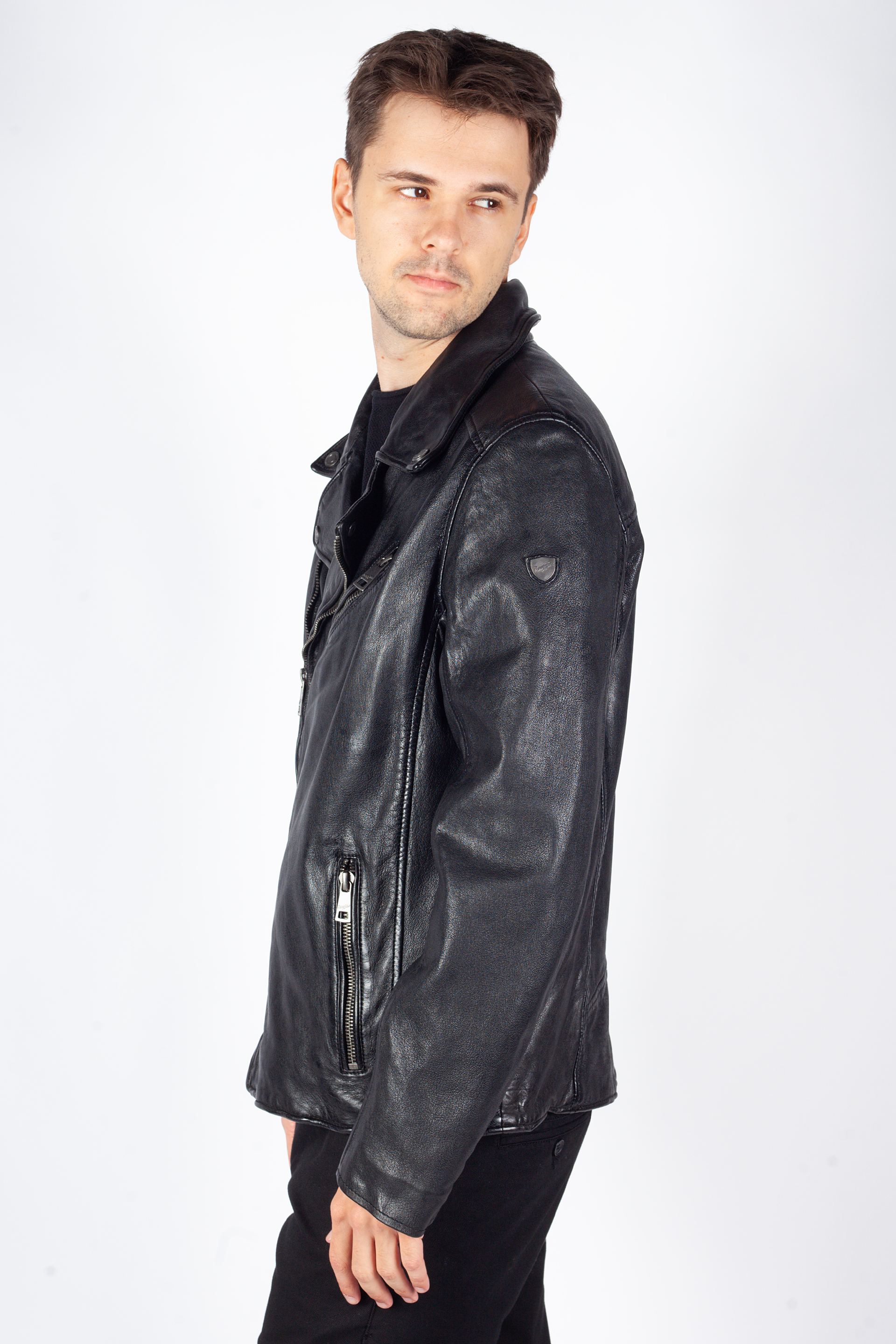 Lederjacke MAURITIUS 1201-0849-black