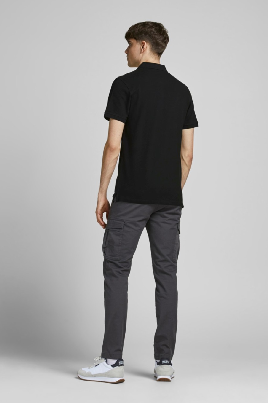 Poloshirts JACK & JONES 12136668-Black-Tonal-BL