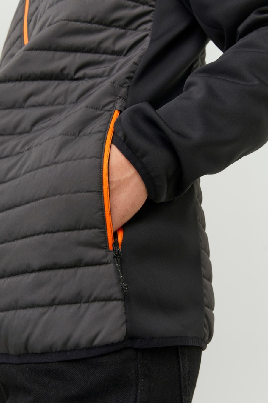 Windjacke JACK & JONES 12182242-Asphalt-Black