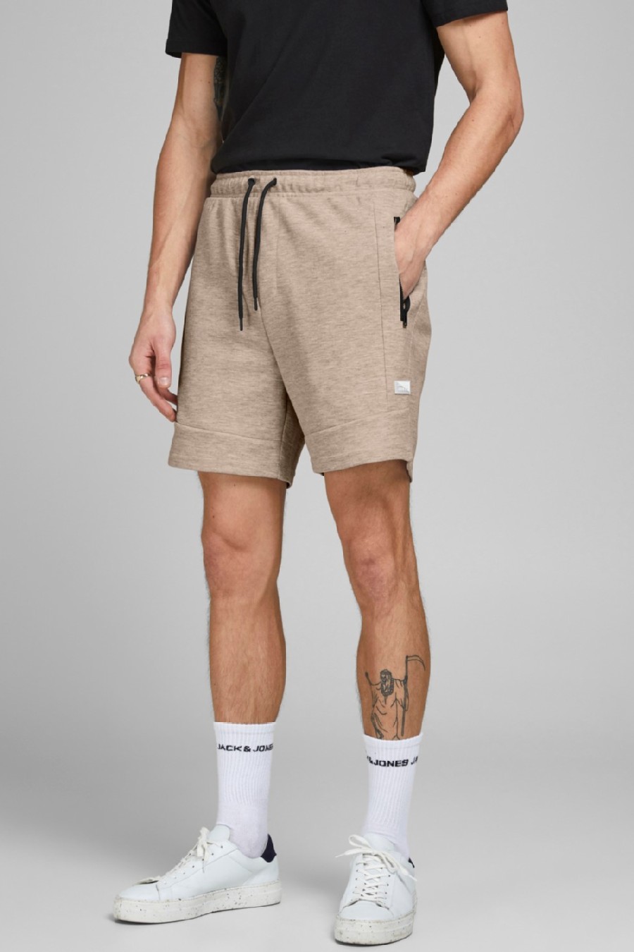 Stoff Shorts JACK & JONES 12186750-Oxford-Tan