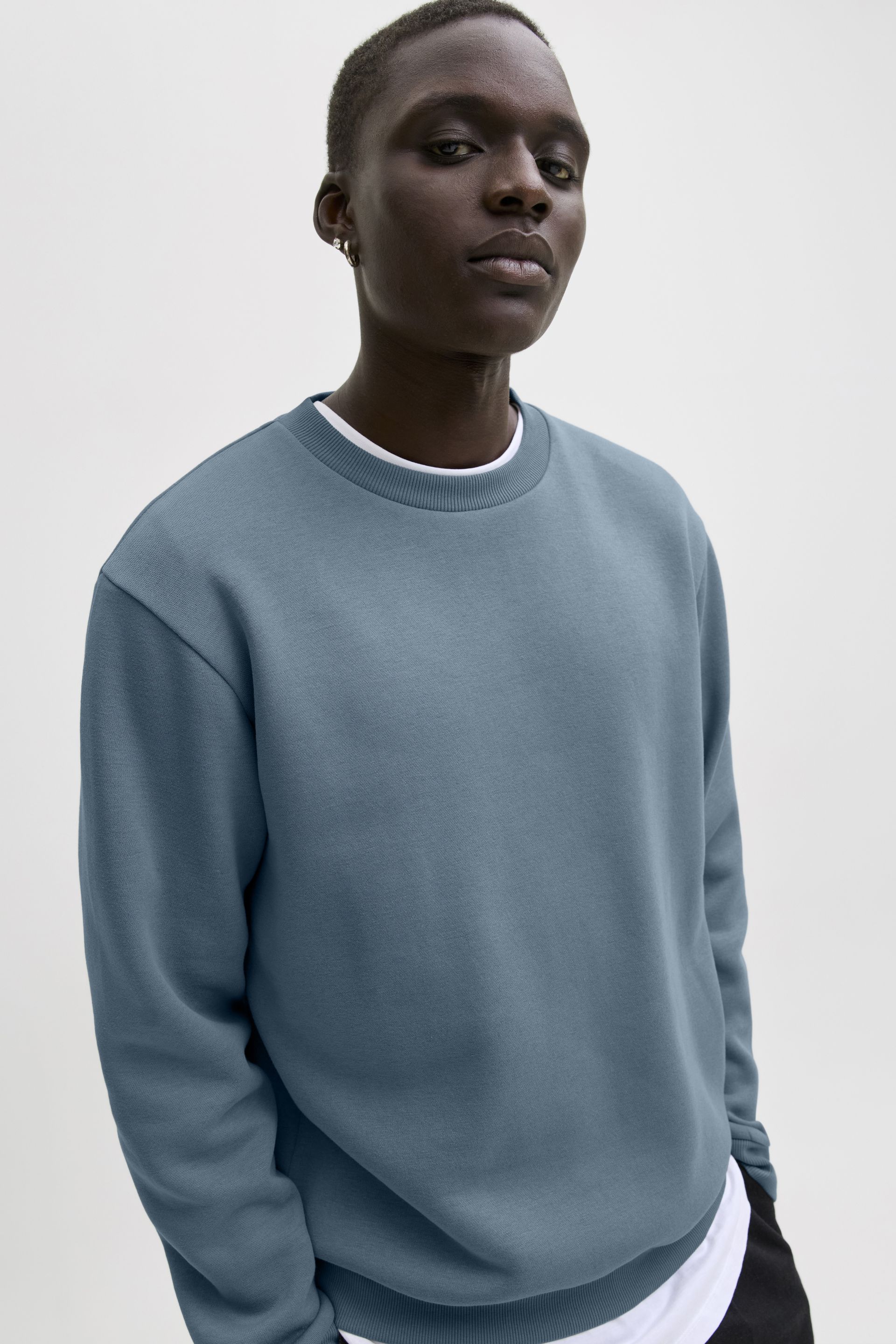 Sweatshirt JACK & JONES 12249341-Blue-Mirage