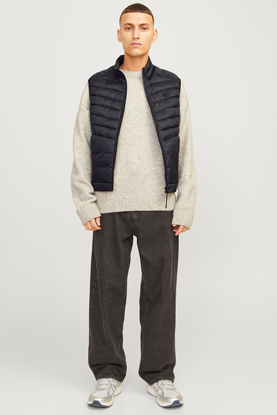 Weste JACK & JONES 12258457-Black-SOLID