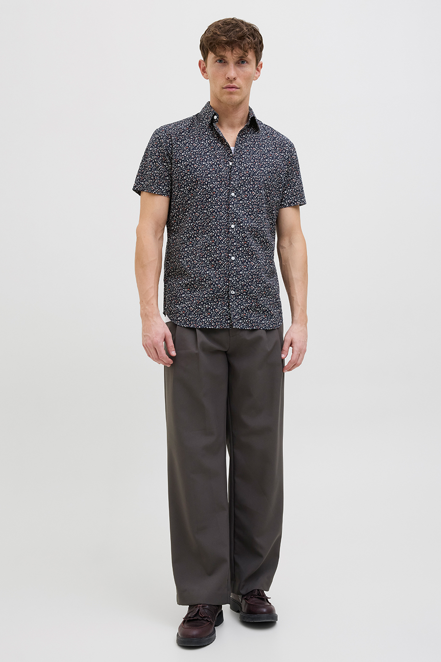 Leinenhemd JACK & JONES 12274951-Night-Sky