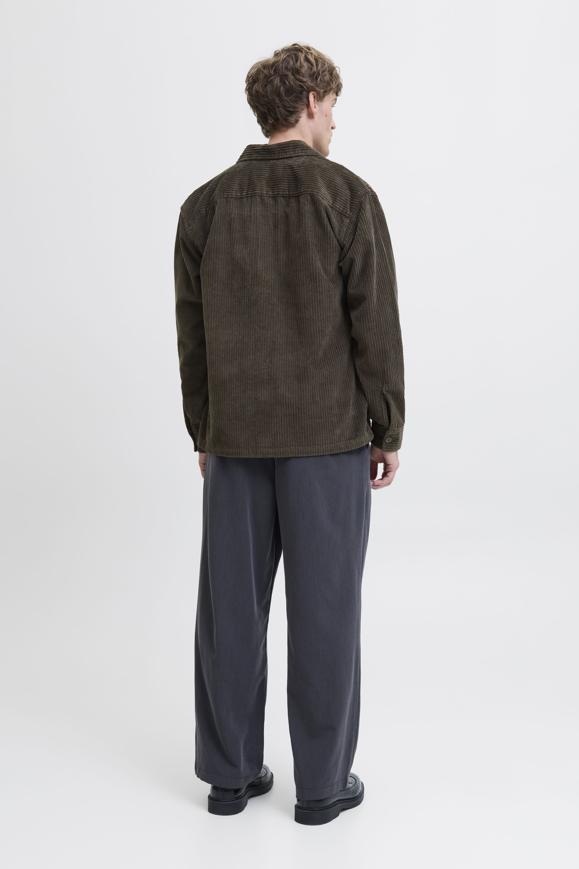 Hemdjacken JACK & JONES 12282350-Black-Olive