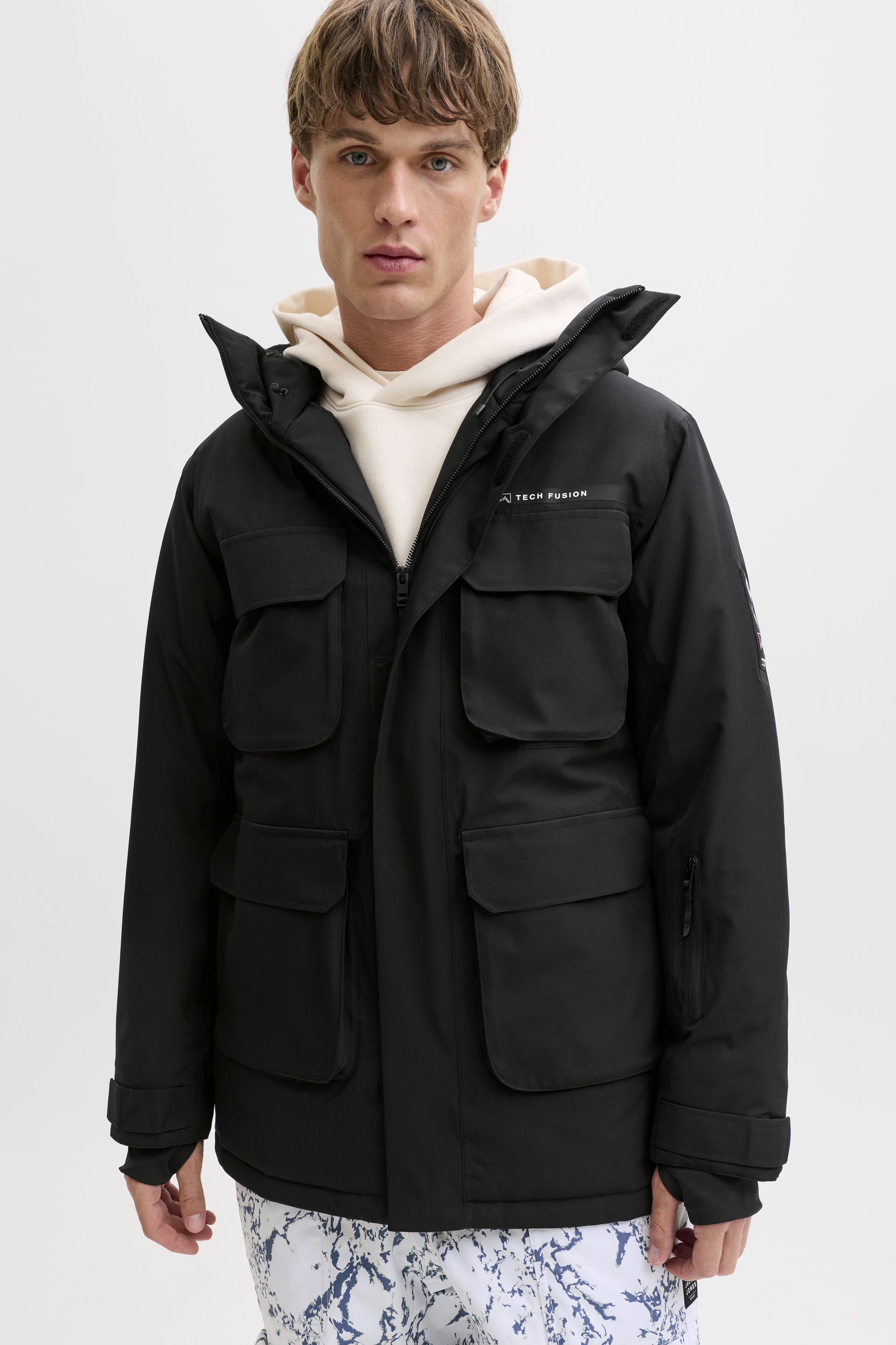 Winterjacke JACK & JONES 12284695-Black-Beauty