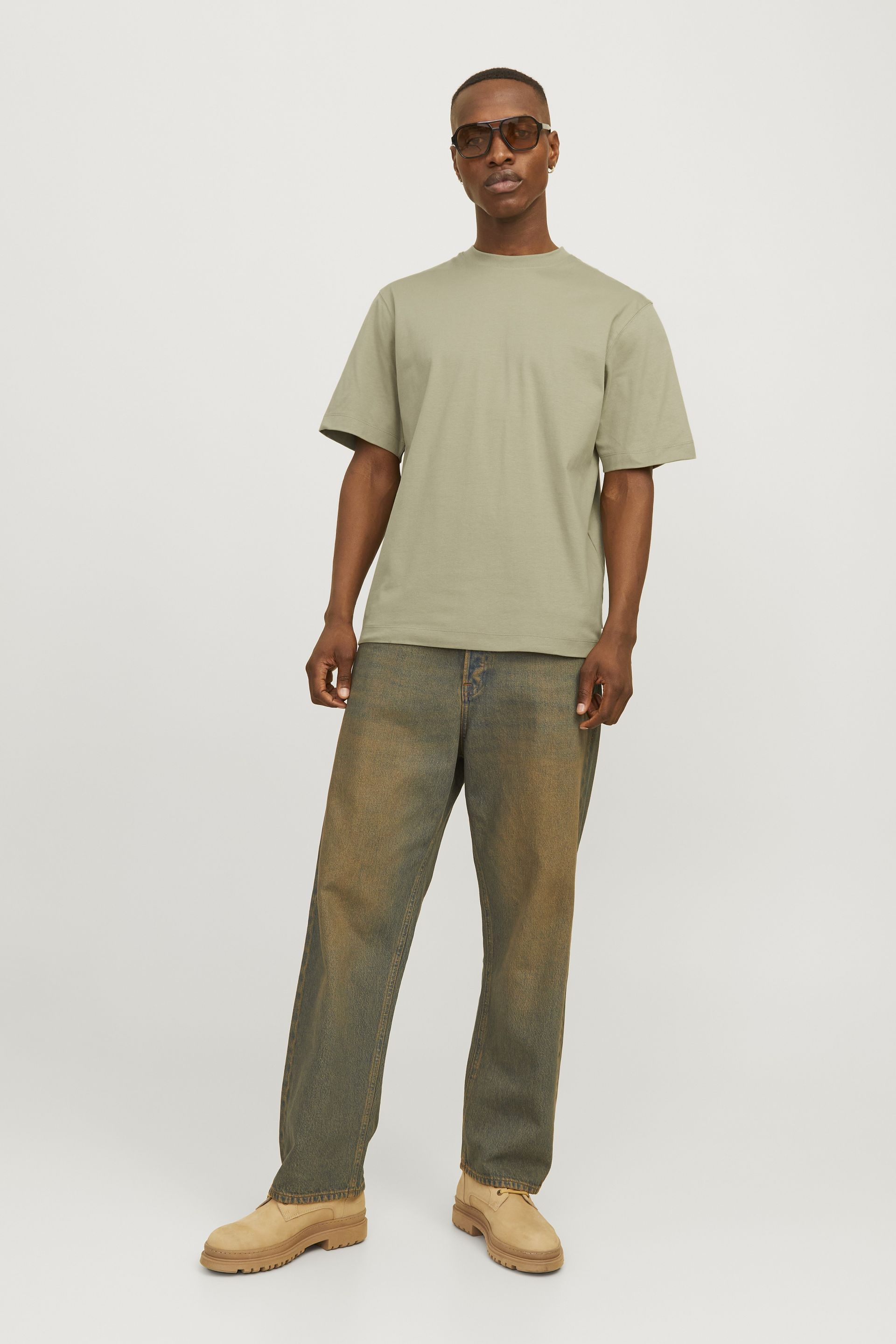 T-Shirts JACK & JONES 12285917-Silver-Sage