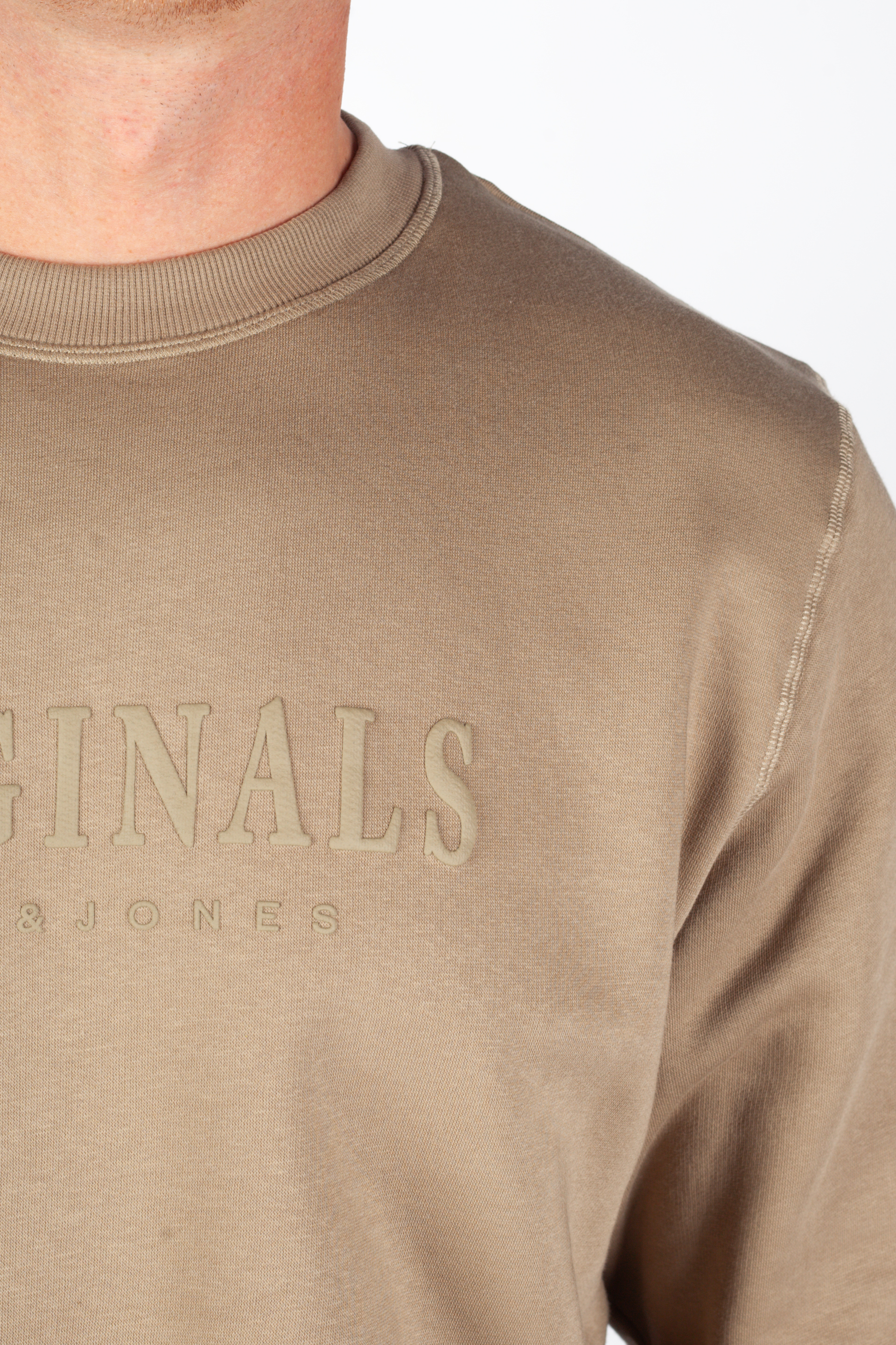 Sweatshirt JACK & JONES 12285949-Silver-Sage