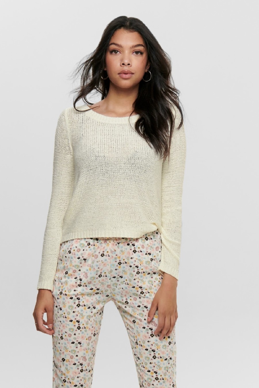 Strickpullover ONLY 15113356-Cloud-Dancer