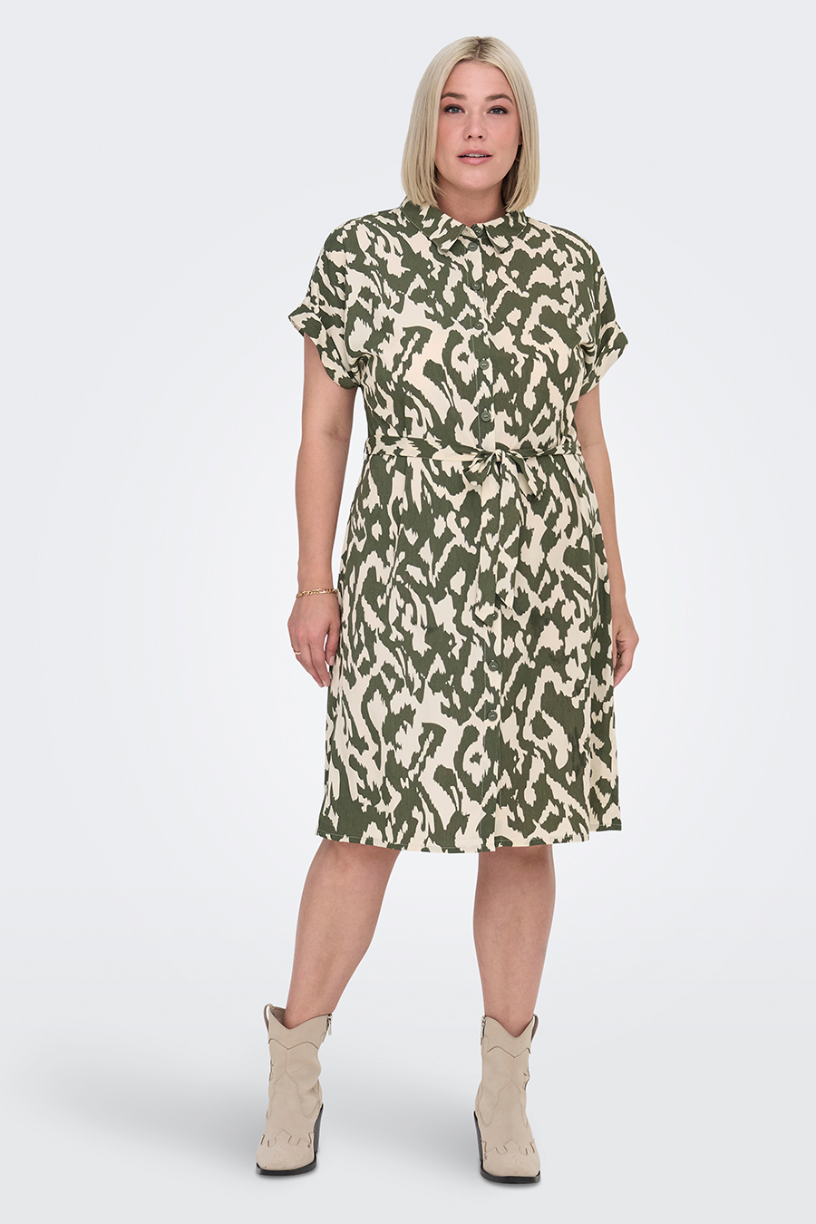 Kleid ONLY CARMAKOMA 15225526-Tarmac