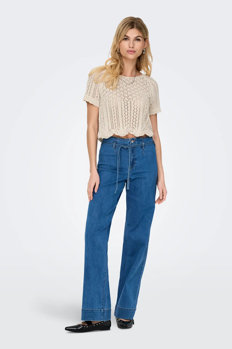 Strickpullover ONLY 15348591-Feather-Gray