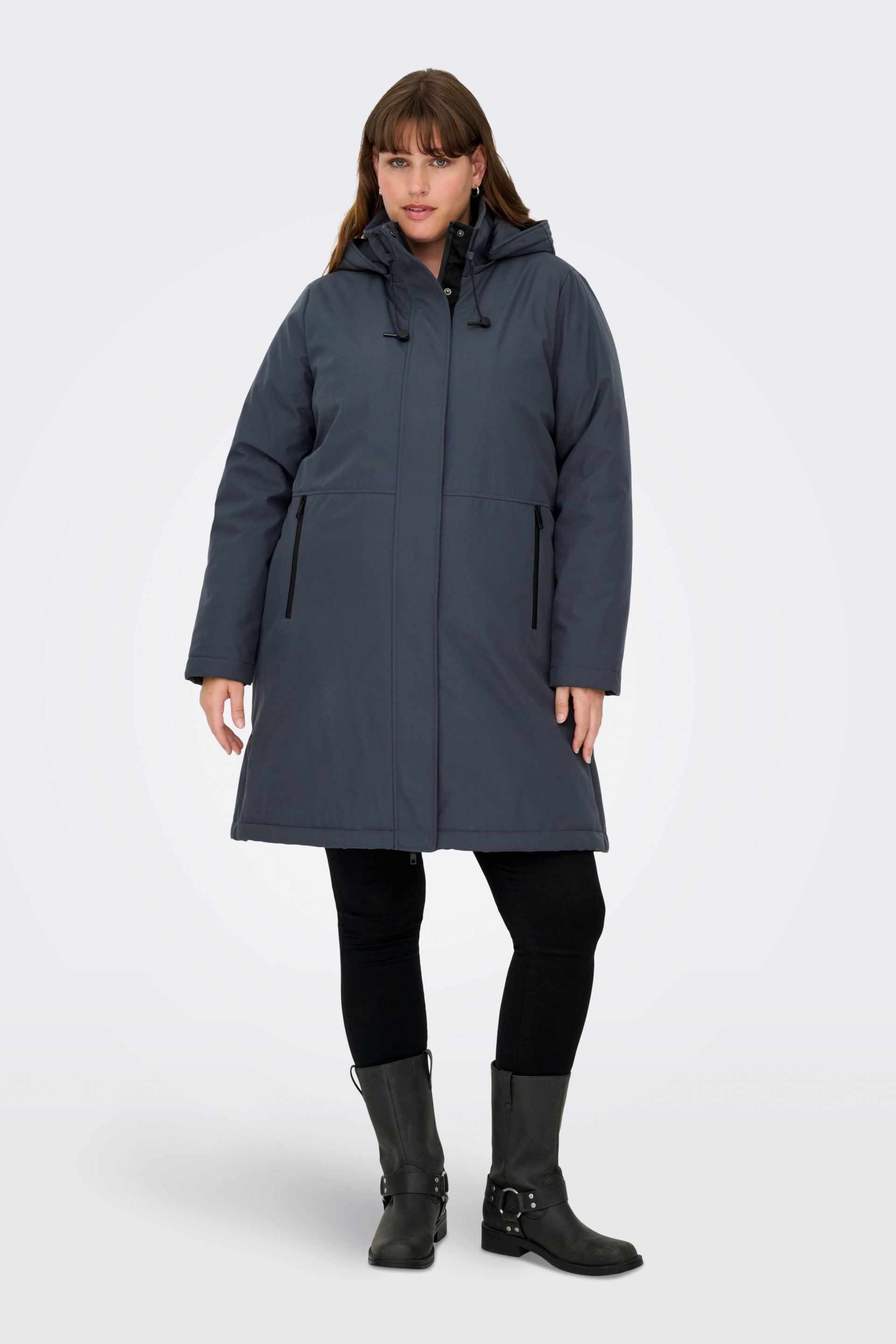 Winterjacke ONLY CARMAKOMA 15361979-Ombre-Blue