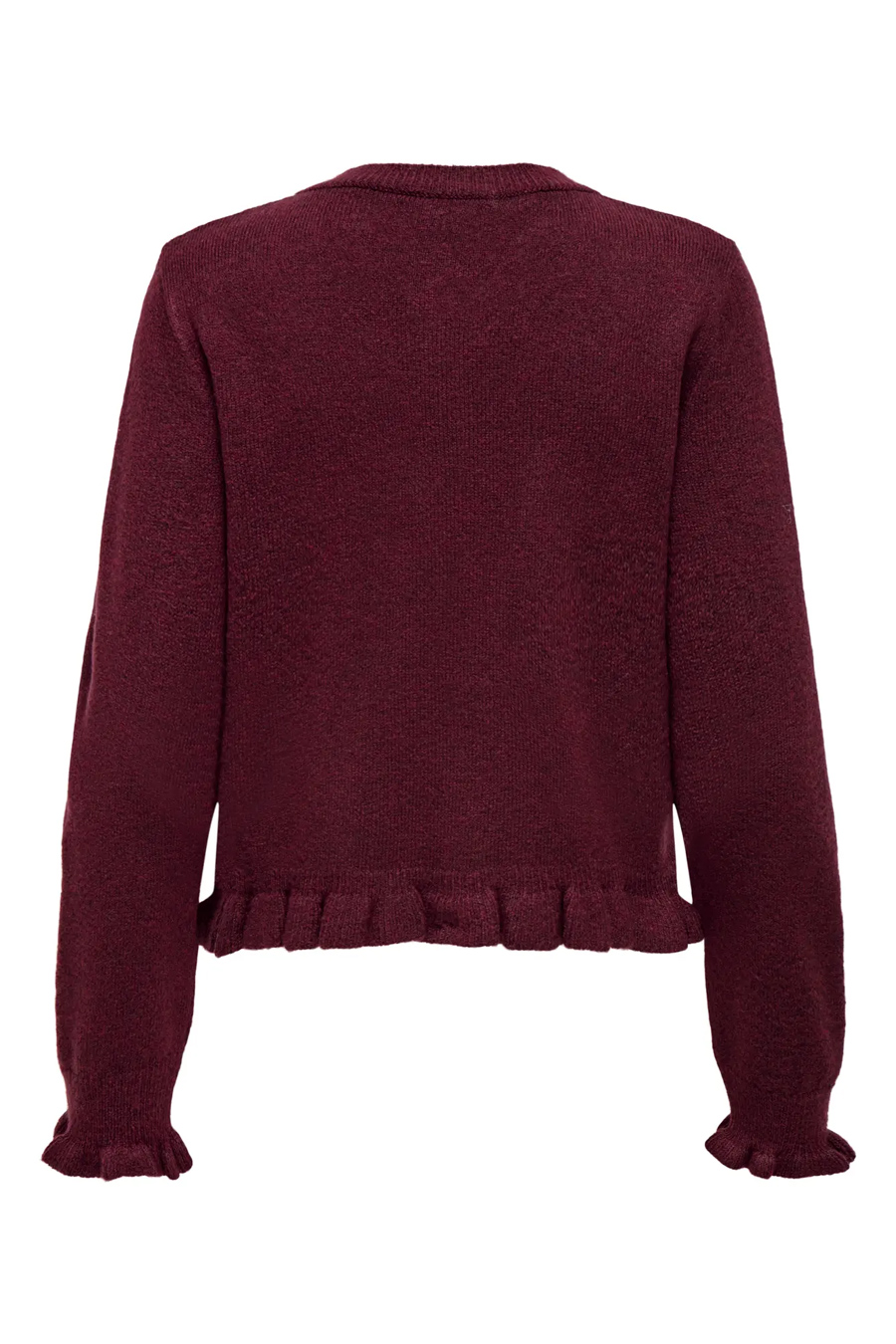 Strickjacke JACQUELINE DE YONG 15363485-Maroon-Banner