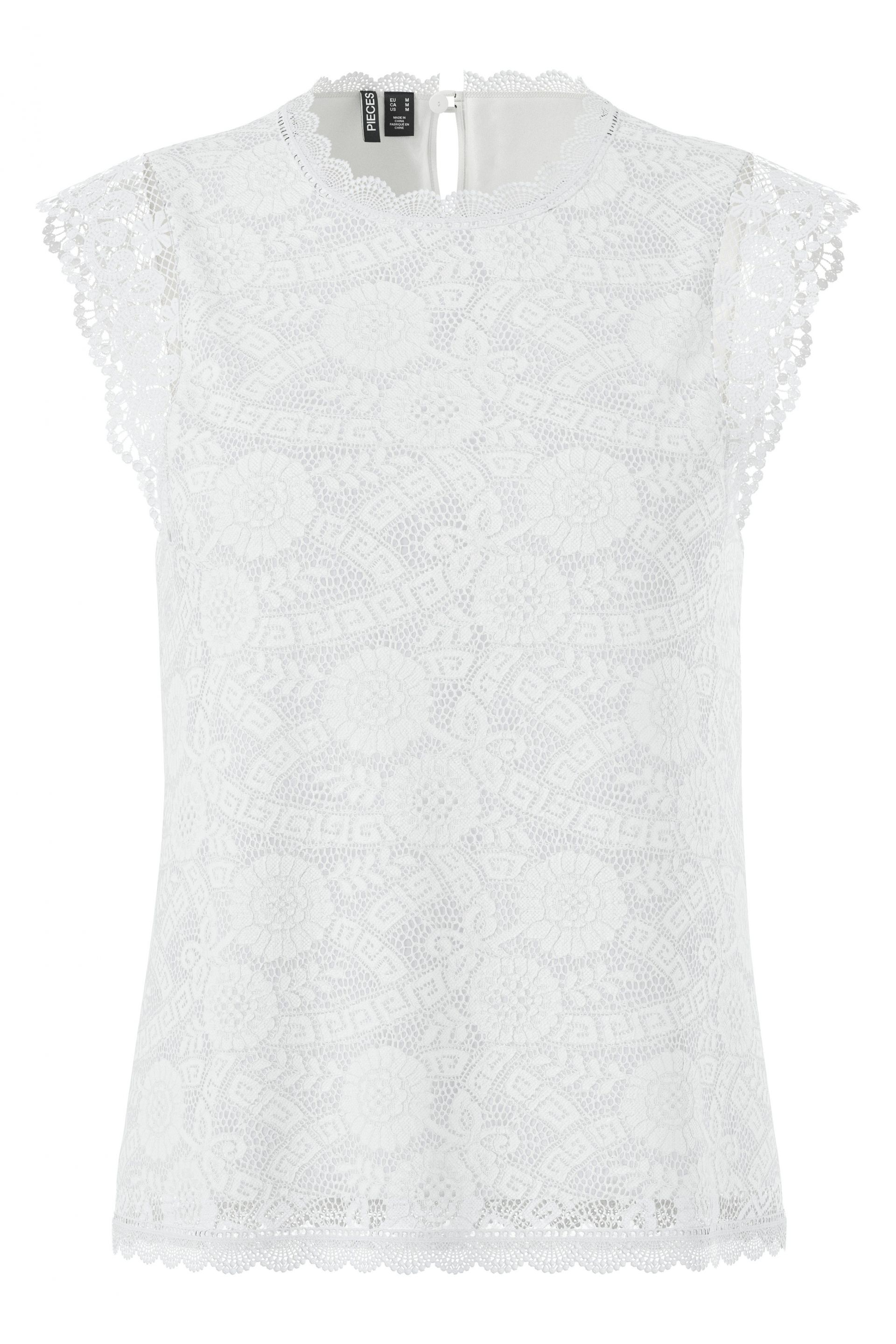 T-Shirt PIECES 17120454-Cloud-Dancer