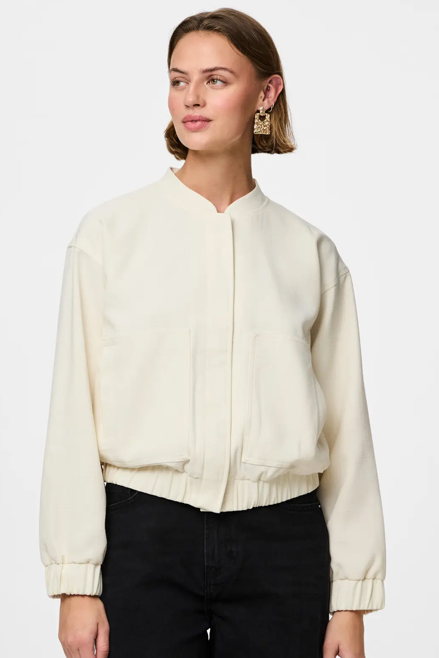 Jacke PIECES 17150150-Whisper-White