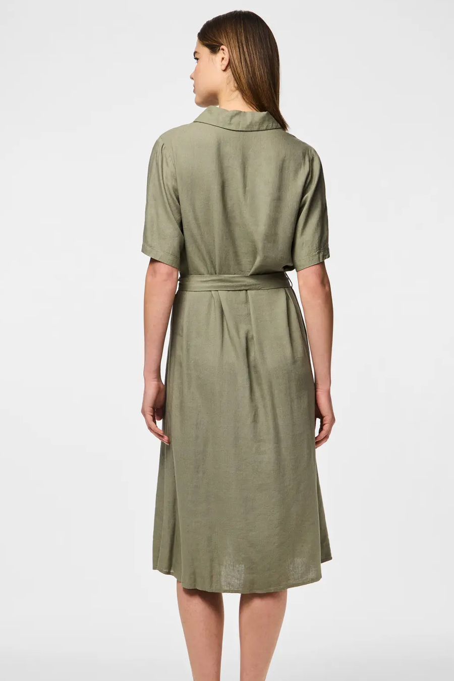 Kleid PIECES 17152063-Deep-Lichen-Gr