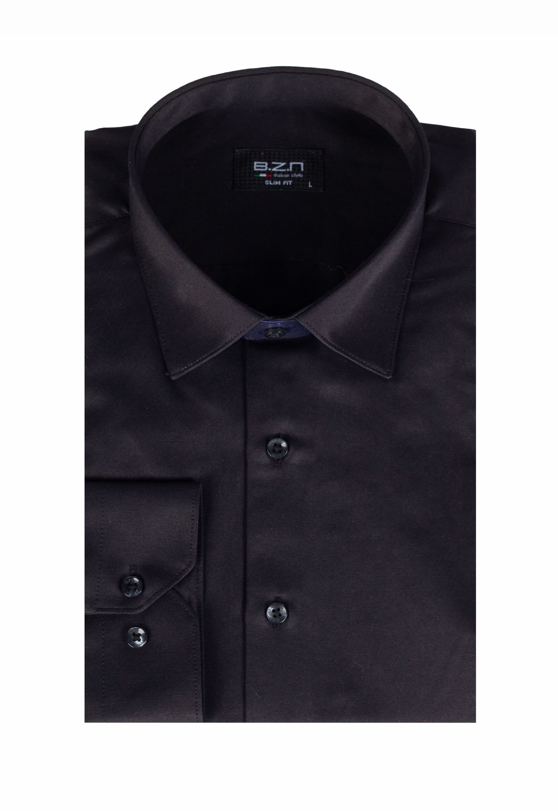 Hemd BZN 1855-S-PP-black