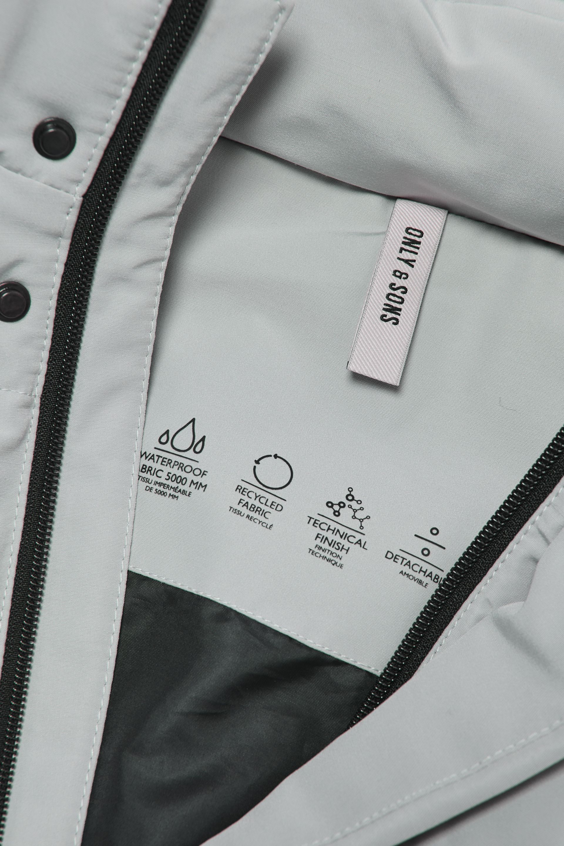 Winterjacke ONLY & SONS 22019598-Mirage-Gray