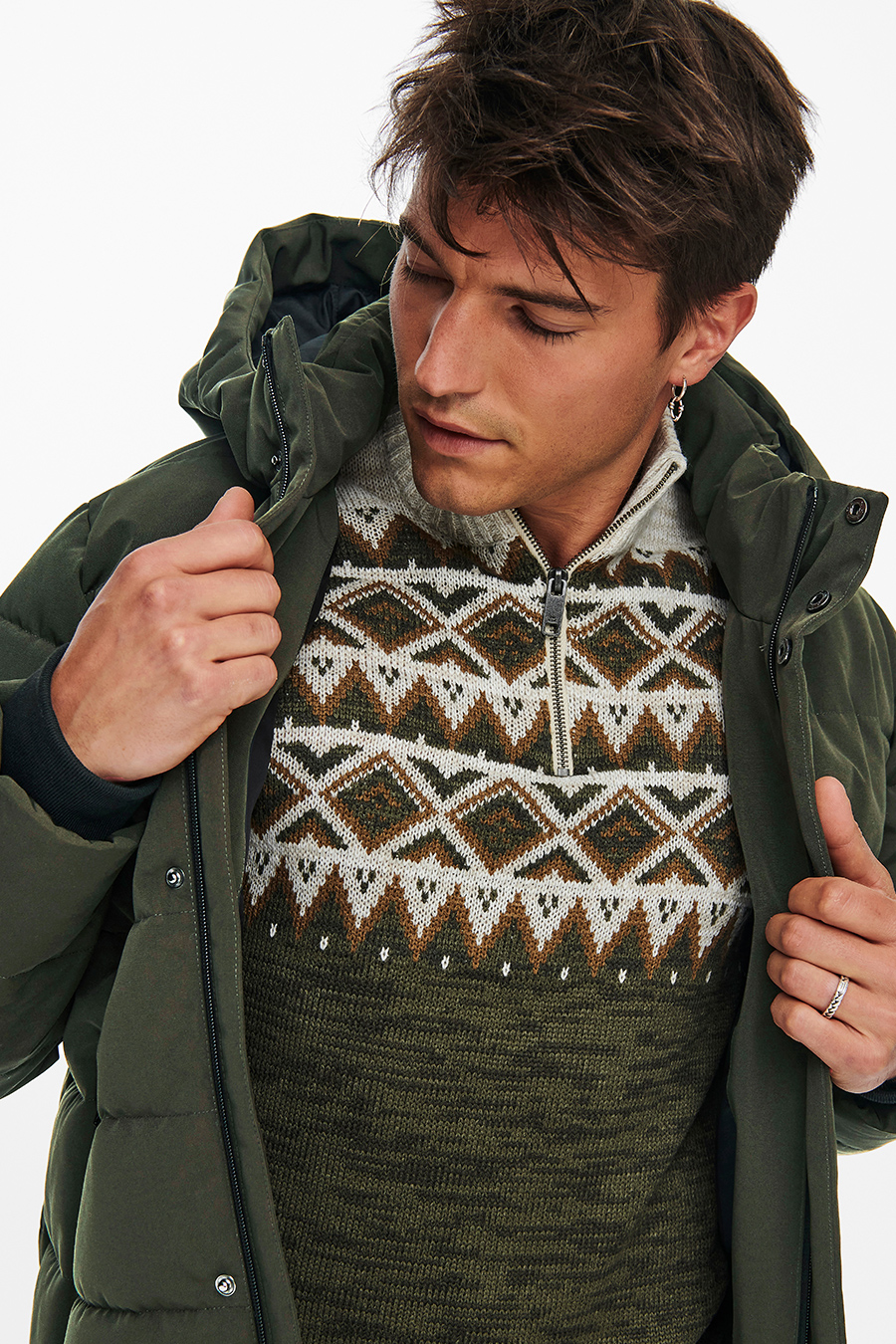 Winterjacke ONLY & SONS 22019598-Peat