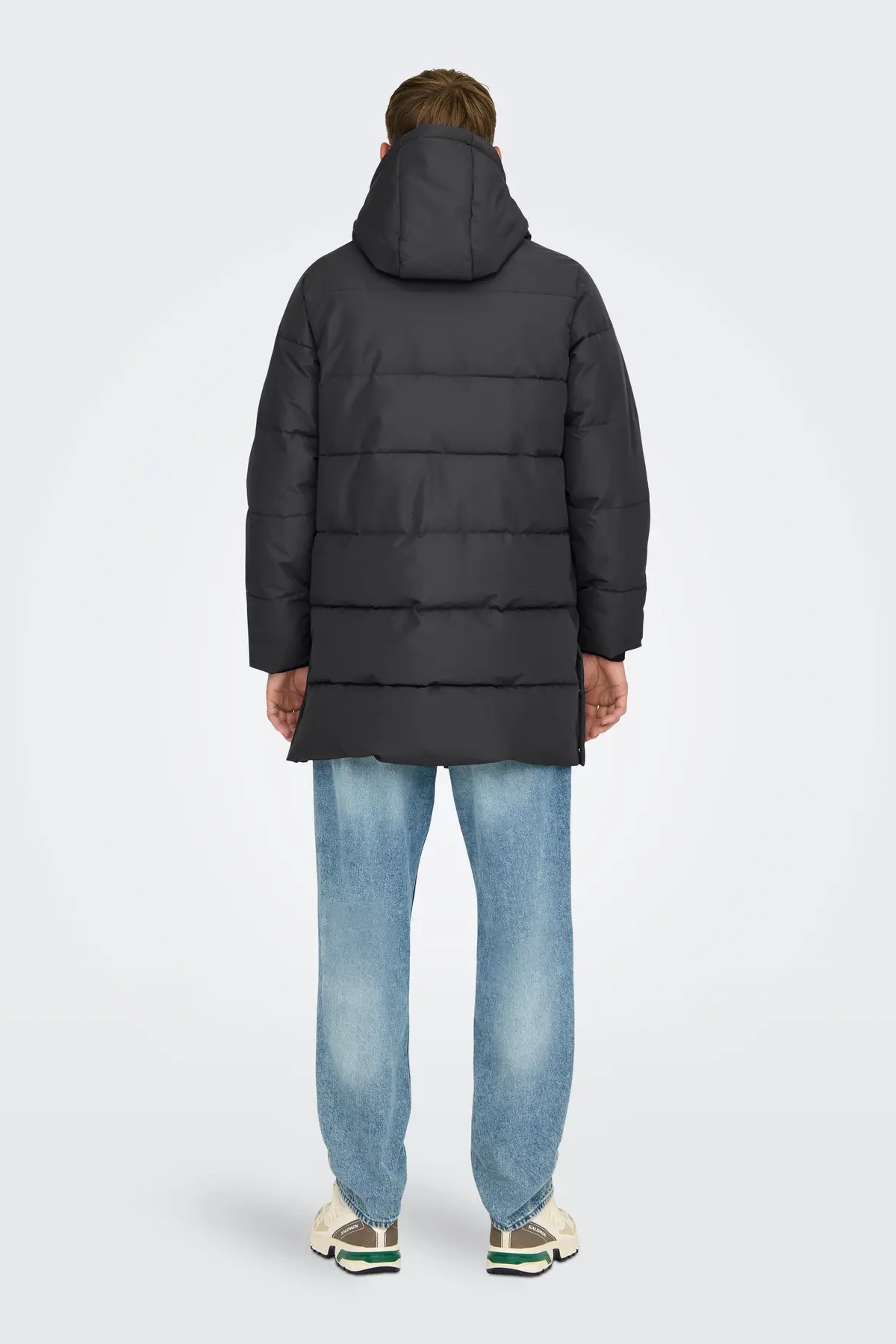 Winterjacke ONLY & SONS 22020156-Grey-Pinstrip