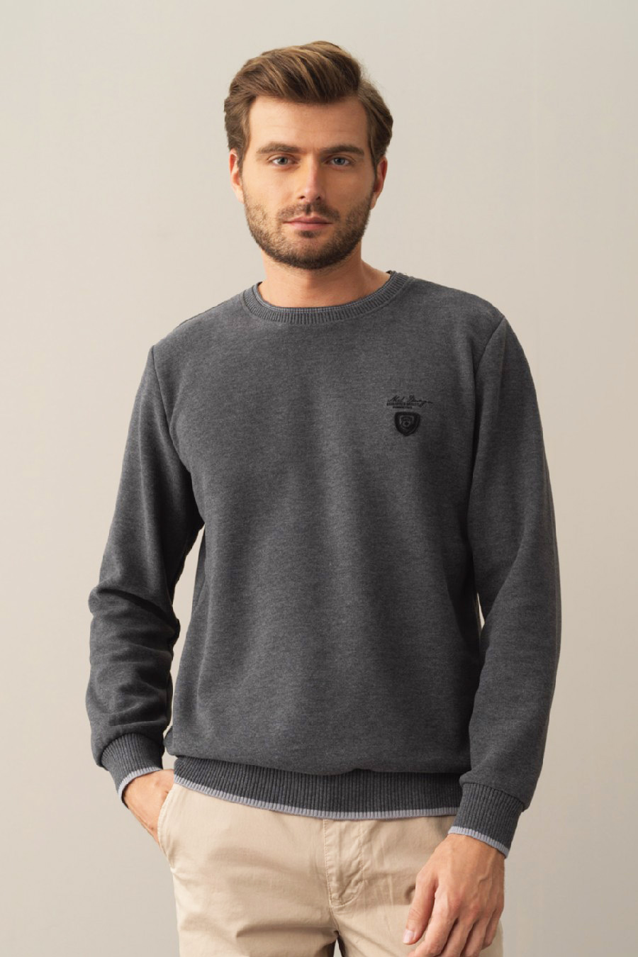 Strickpullover MCL 27643-FUMEL-MELANJ