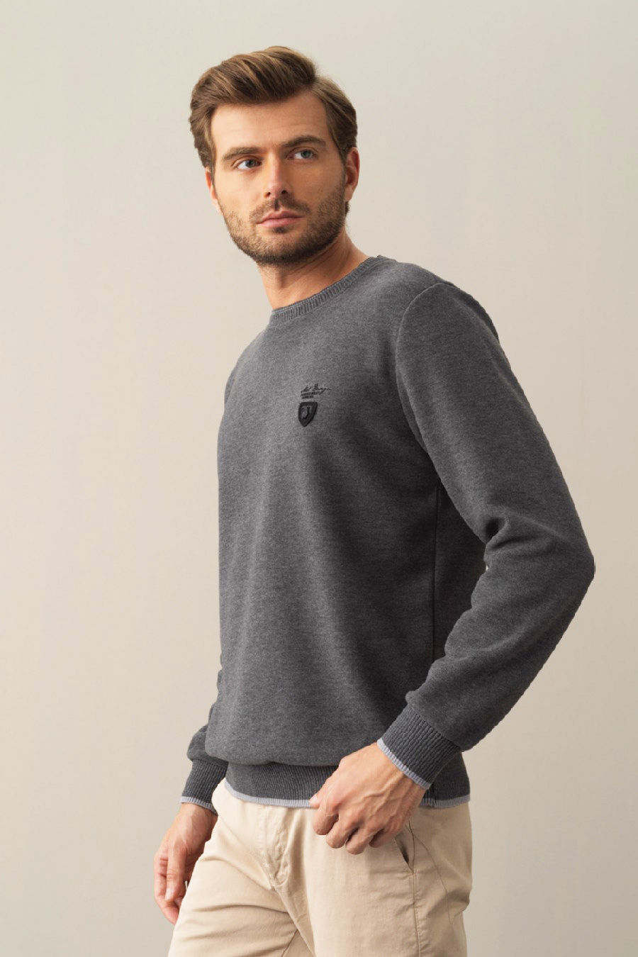 Strickpullover MCL 27643-FUMEL-MELANJ