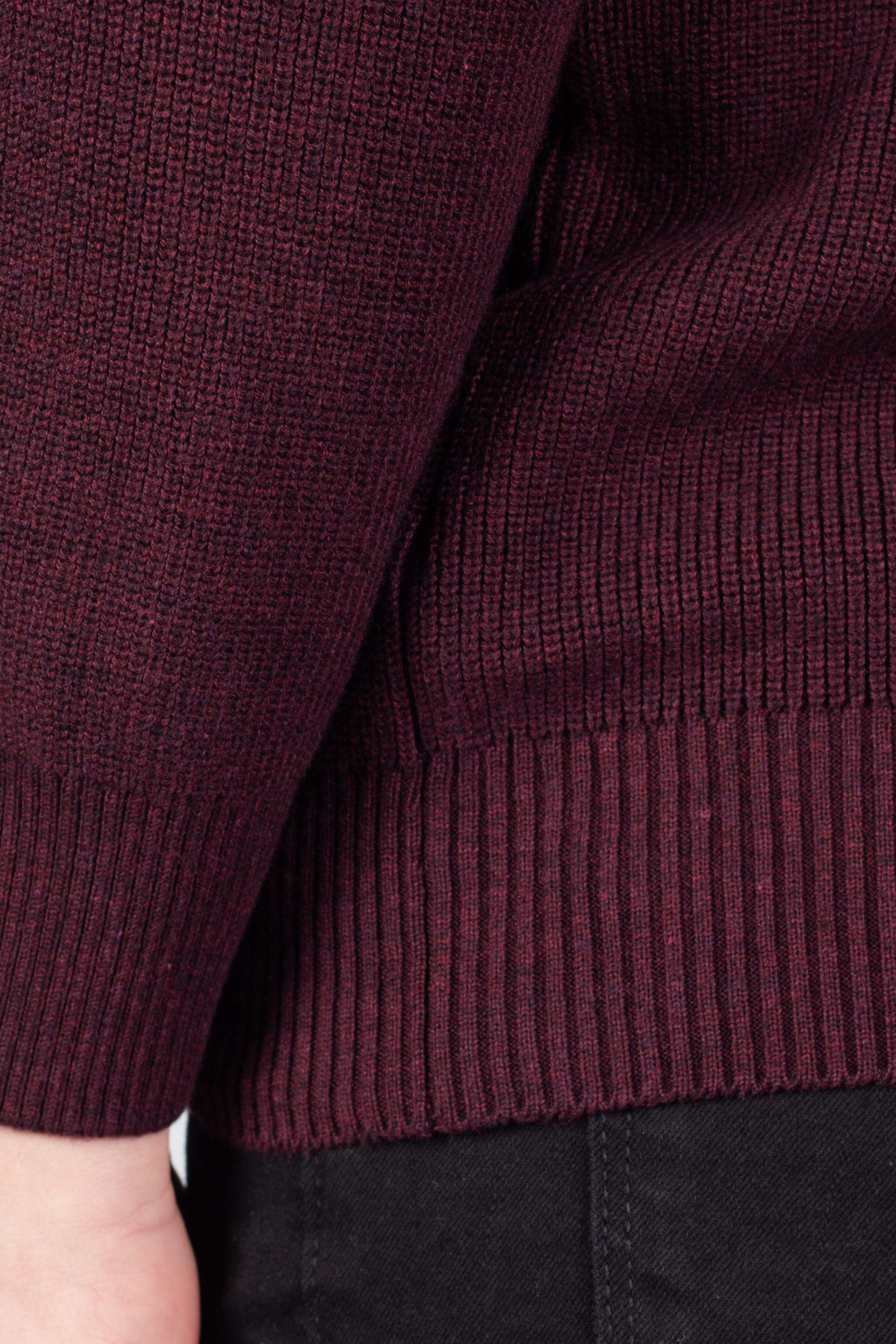 Rollkragenpullover MCL 33811-BORDO-MELANJ