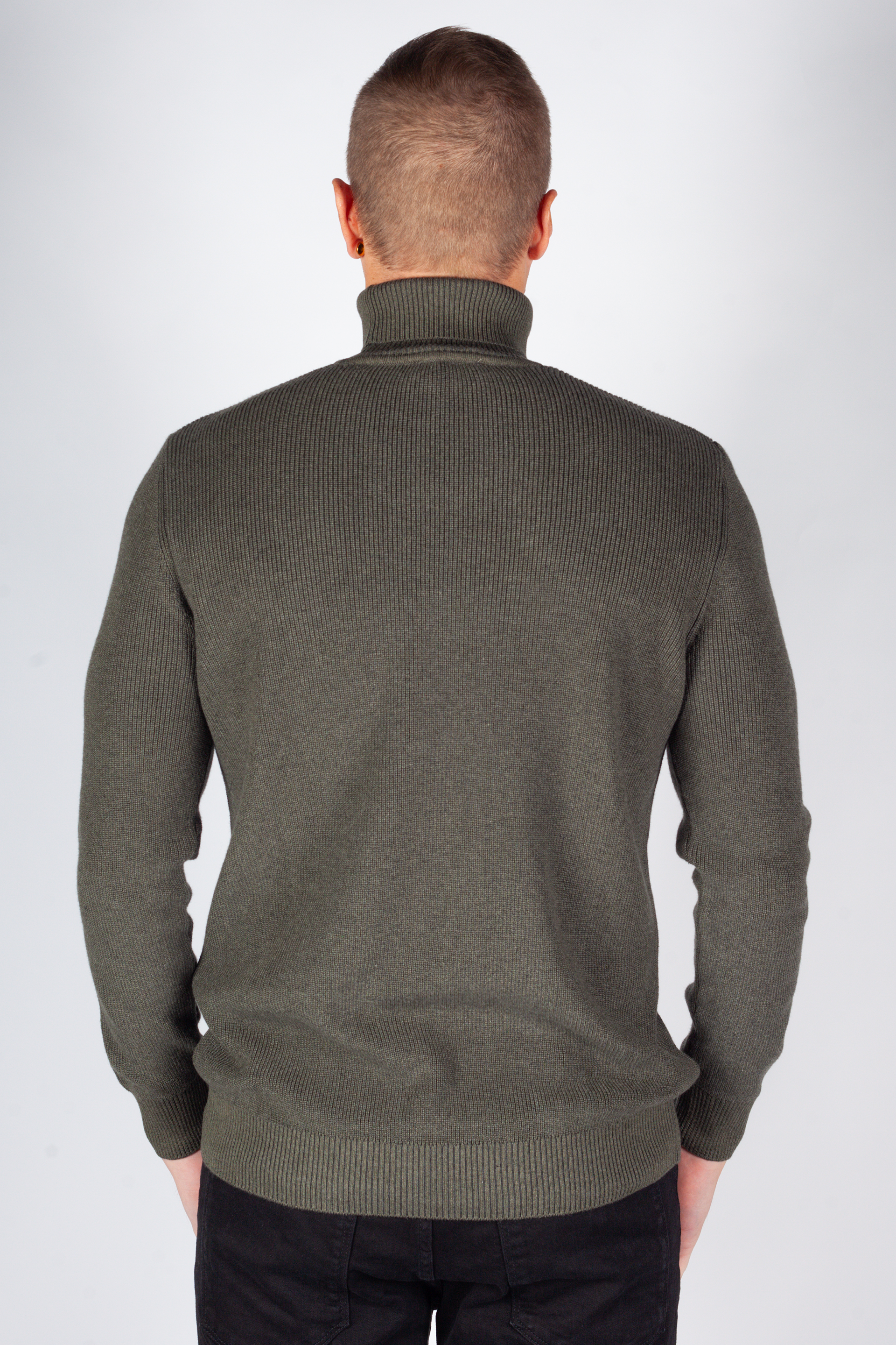 Rollkragenpullover MCL 33811-HAKI-MELANJ