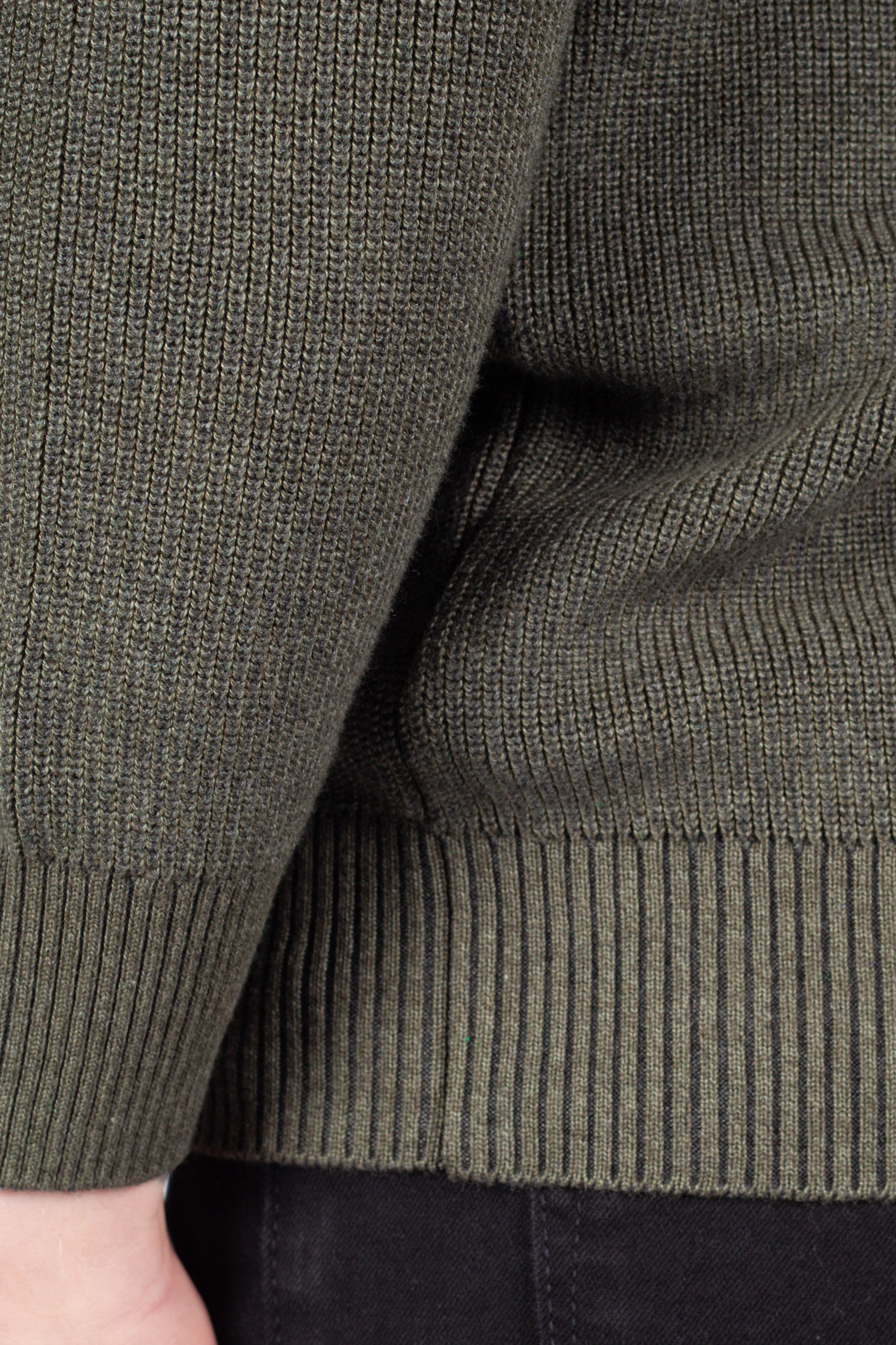 Rollkragenpullover MCL 33811-HAKI-MELANJ