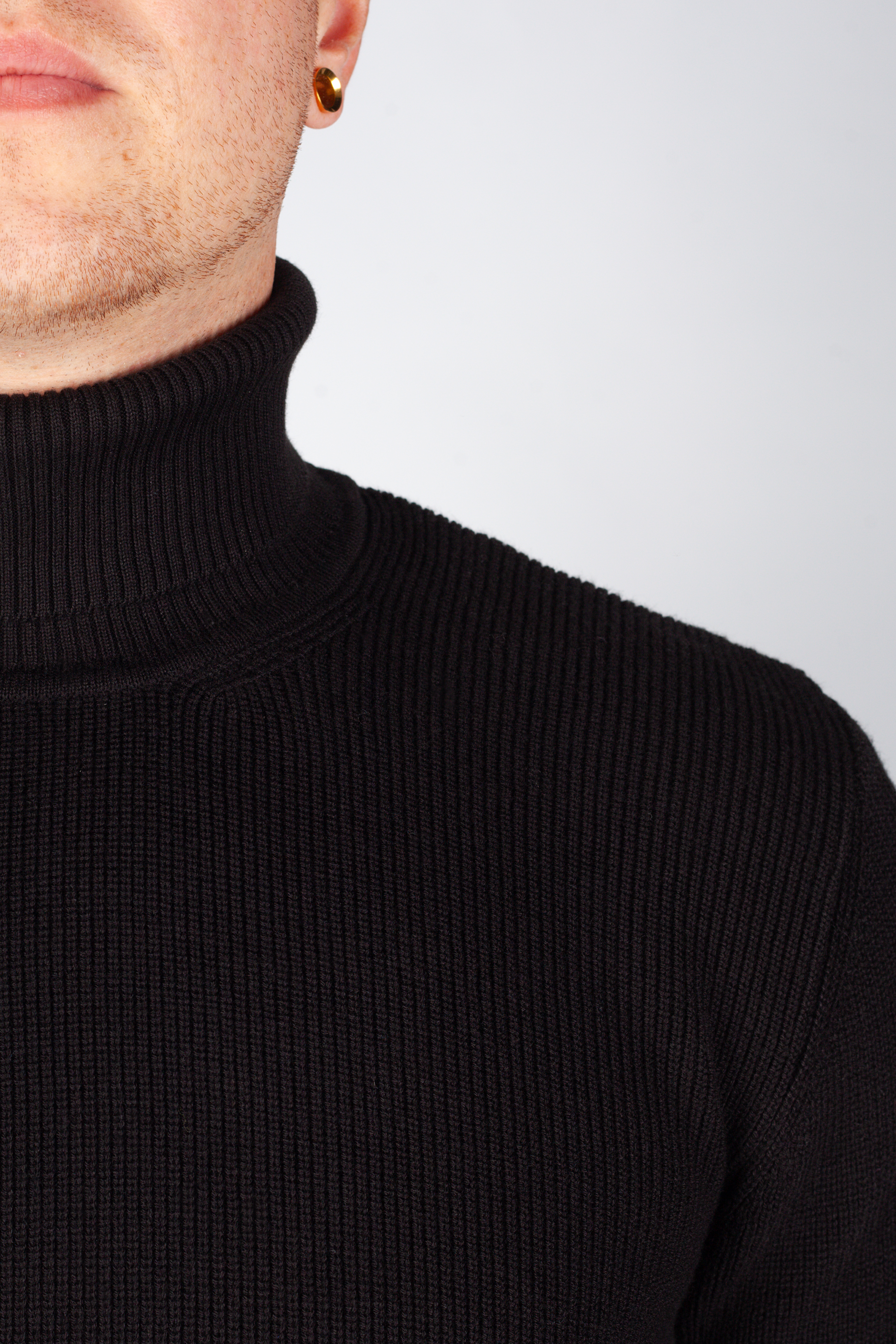 Rollkragenpullover MCL 33811-SIYAH