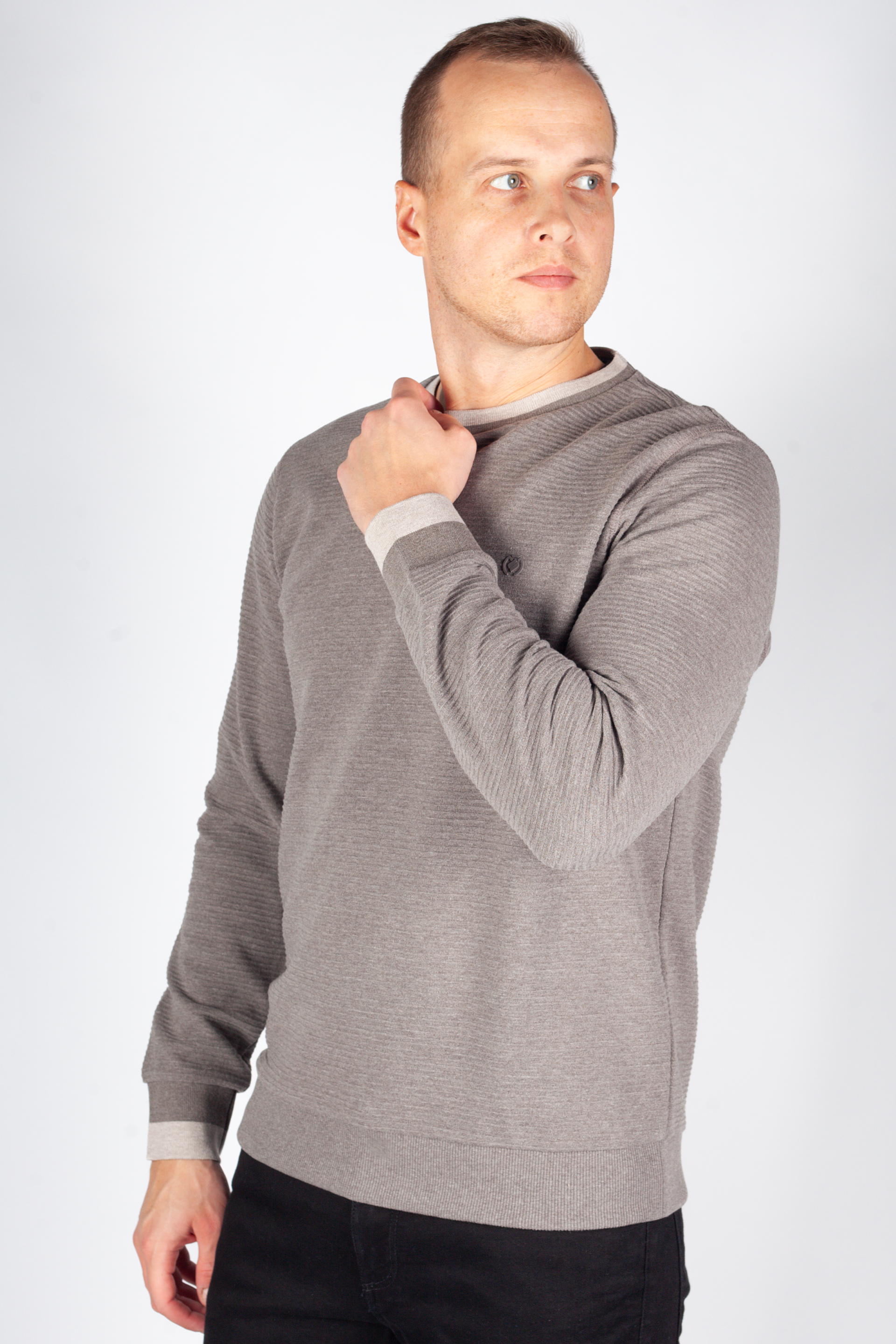 Strickpullover MCL 36829-KAHVEMELANJ