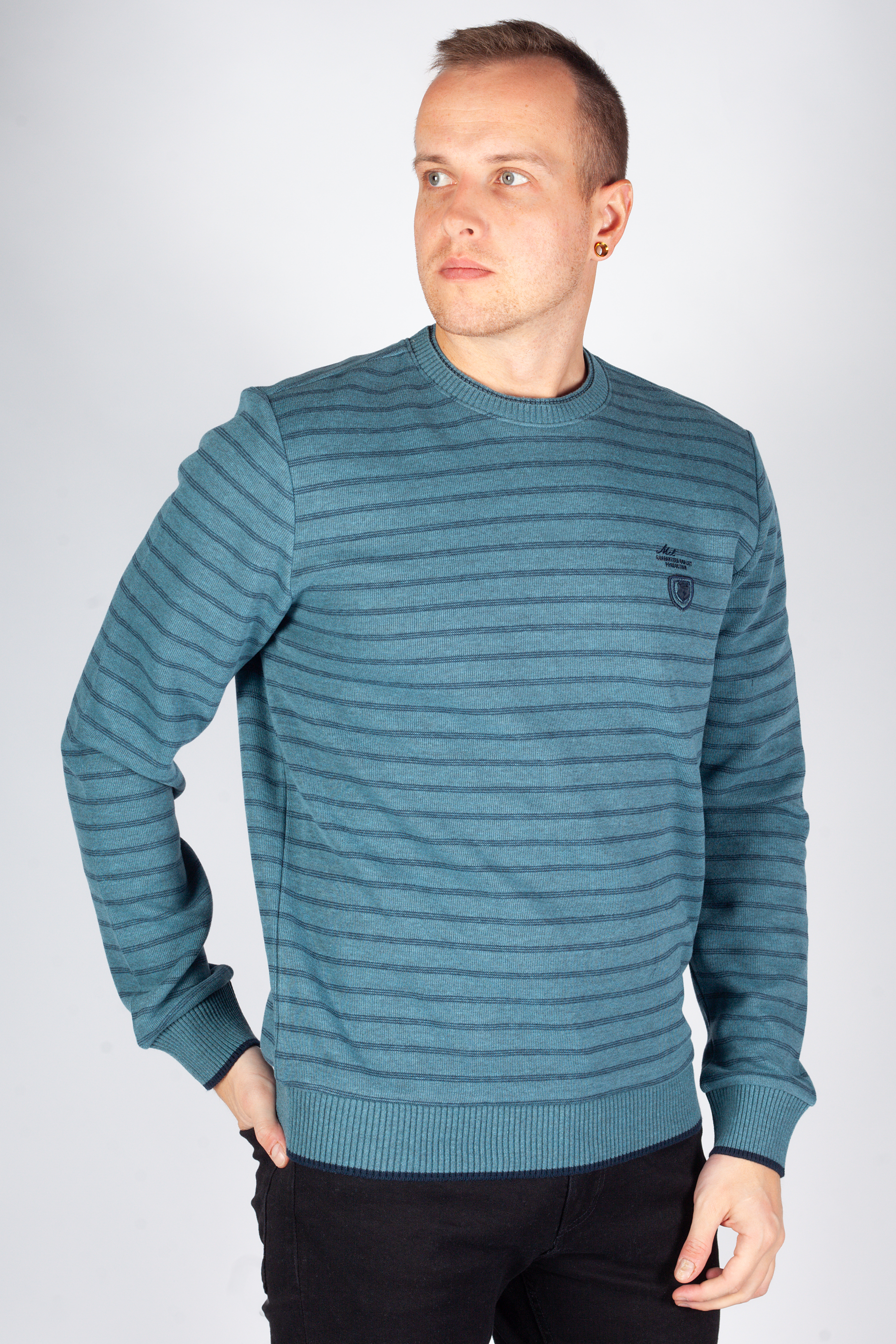 Strickpullover MCL 39681-TURKUAZMELANJ