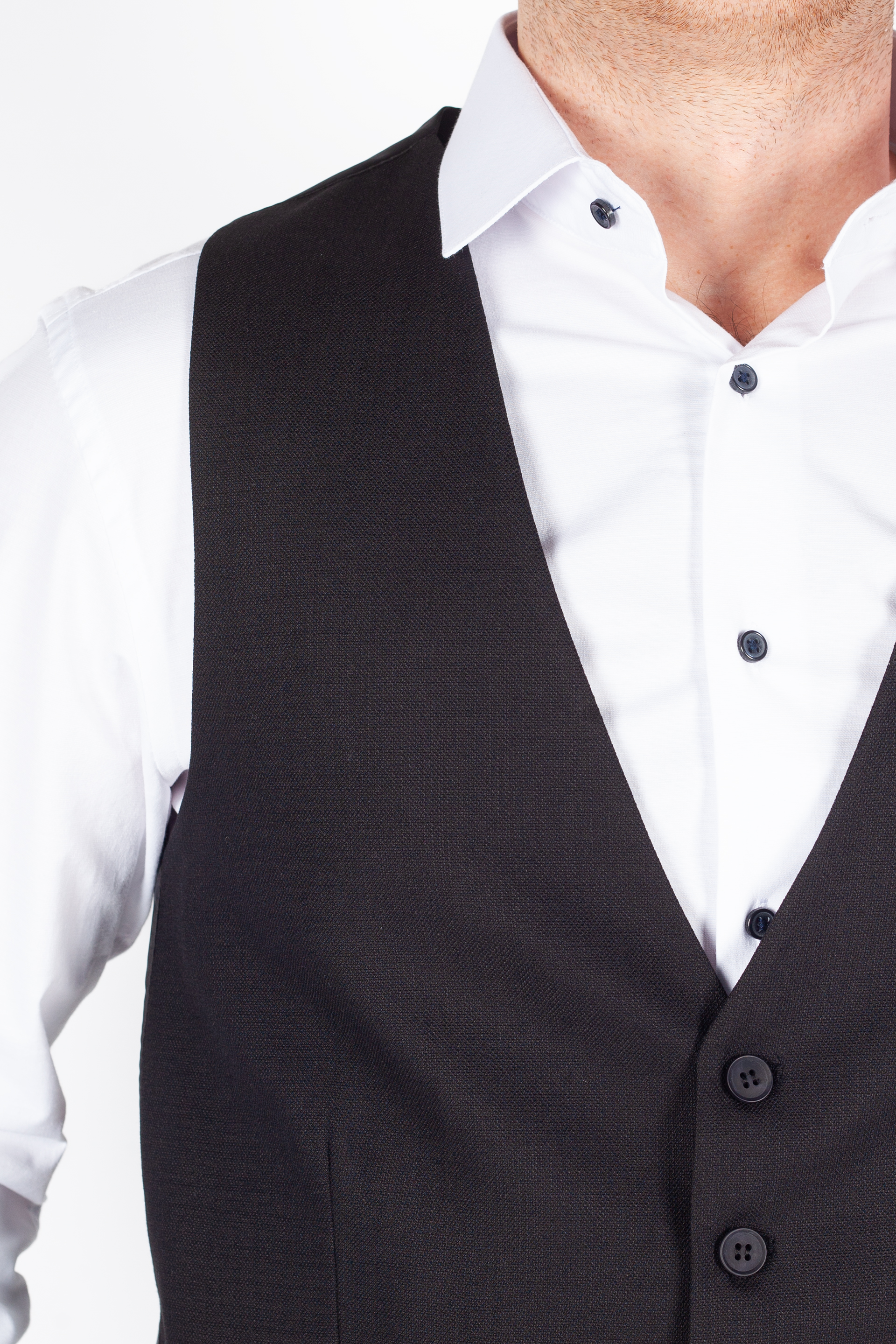 Anzugweste FRAPPOLI 6211-VENUS-SIYAH-VEST