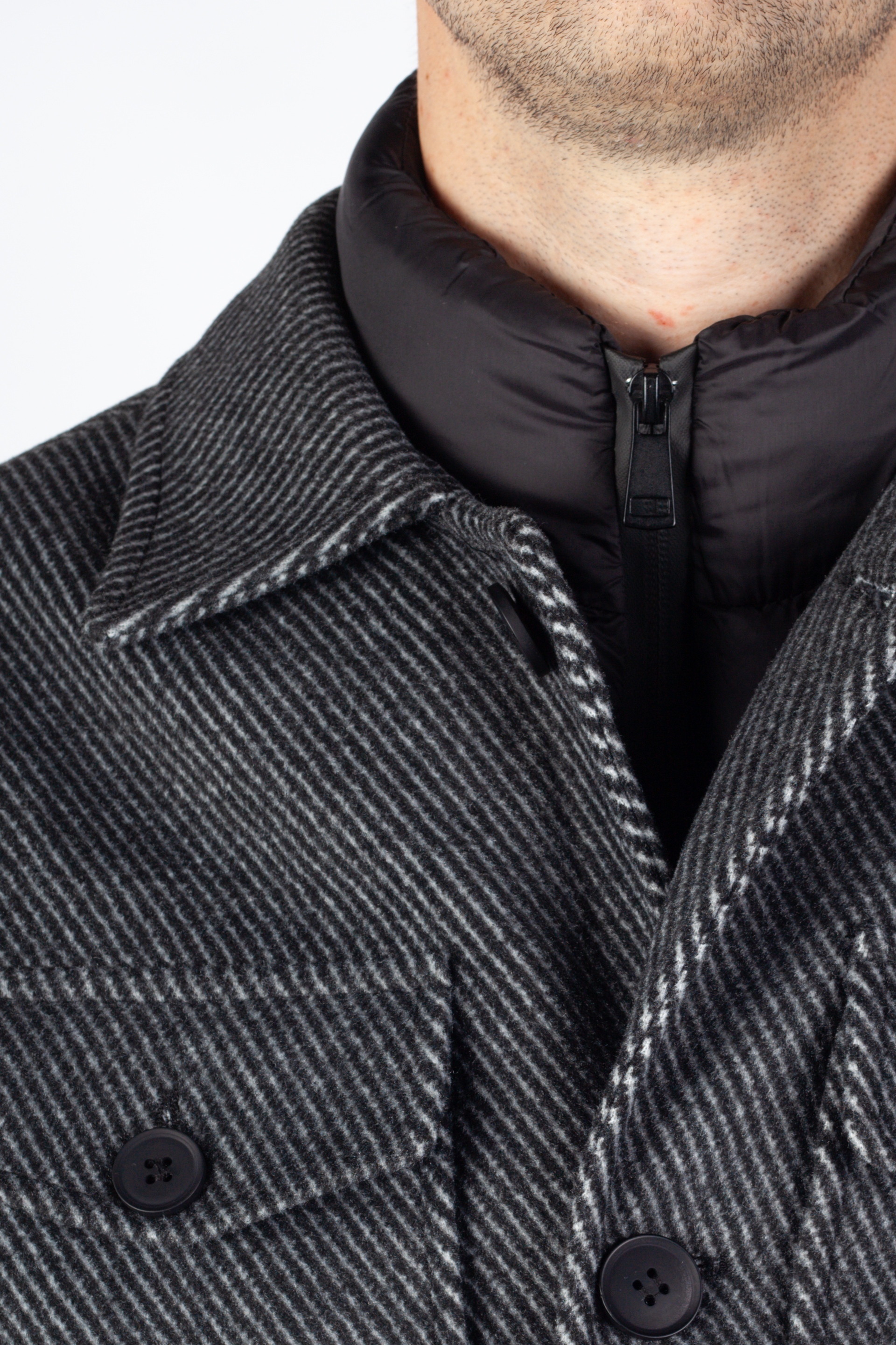 Jacke FRAPPOLI 9995-MAXI-SIYAH