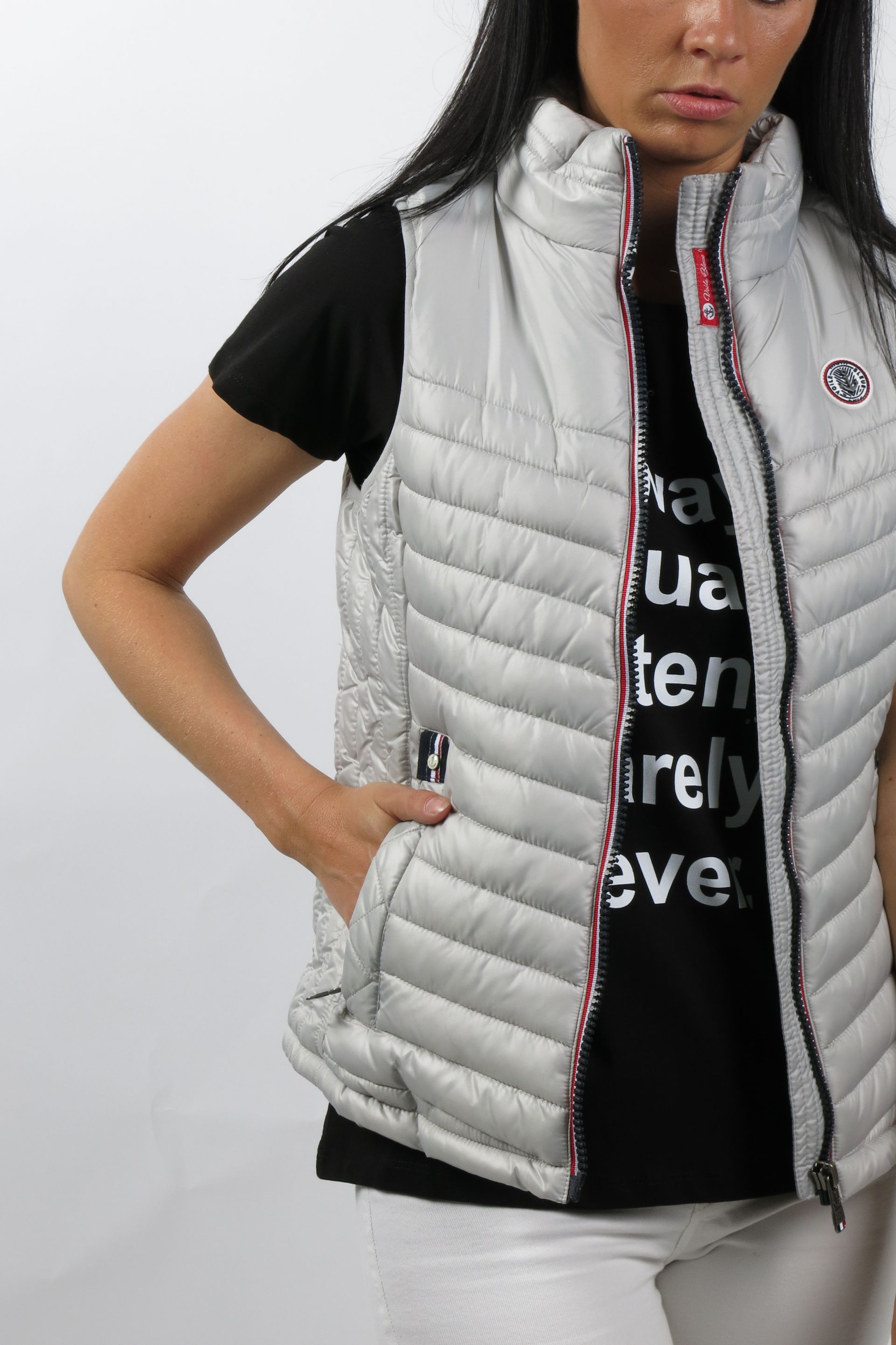 Weste VOILE BLEUE ARETHA-SILVER-GREY