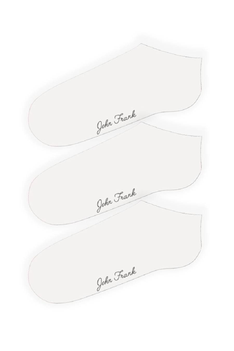 Socken JOHN FRANK WJF3SS19-01-WHITE