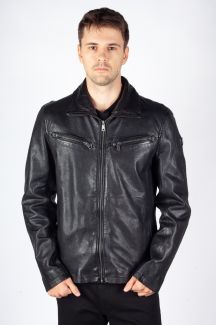 Lederjacke MAURITIUS 1201-0846-black