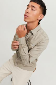 Jeanshemd JACK & JONES 12138115-Crockery
