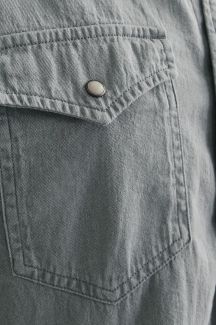 Jeanshemd JACK & JONES 12138115-Light-Grey