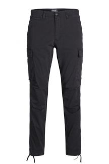 Cargohose JACK & JONES 12216664-Black-SOLID
