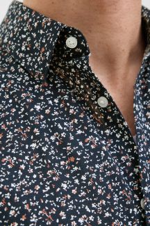 Leinenhemd JACK & JONES 12274951-Night-Sky