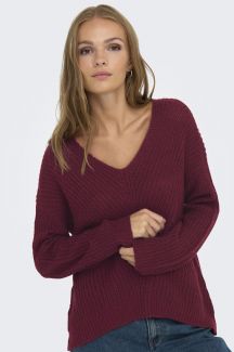 Strickpullover JACQUELINE DE YONG 15208245-Cabernet-WBP