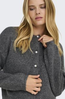 Strickjacke ONLY 15242300-DG-Melange