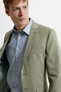 Sakko SELECTED 16087824-Vetiver