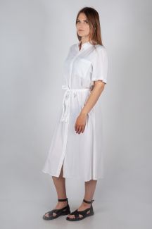 Kleid PIECES 17152063-Bright-White