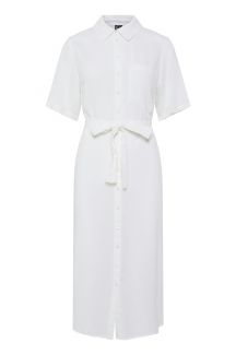 Kleid PIECES 17152063-Bright-White