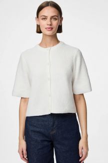 Strickjacke PIECES 17158220-Cloud-Dancer