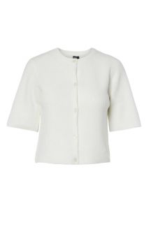 Strickjacke PIECES 17158220-Cloud-Dancer